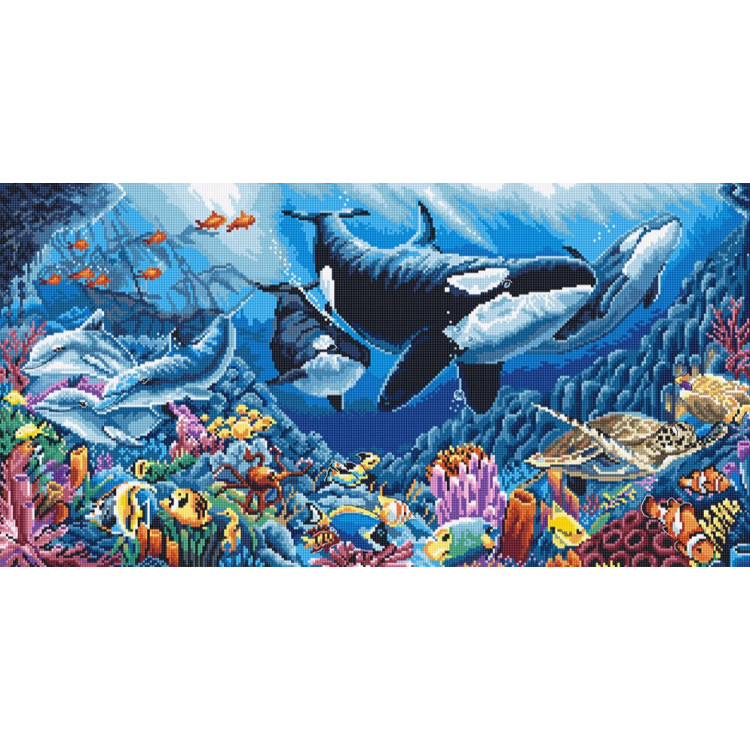 (image for) Underwater Ballet Counted Cross Stitch Kit